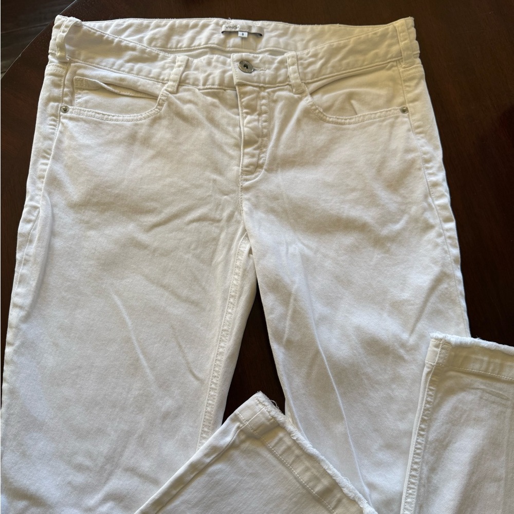 Vince White Jeans Size 8